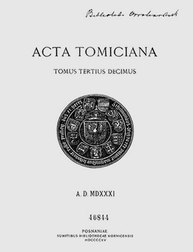 ACTA TOMICIANA
